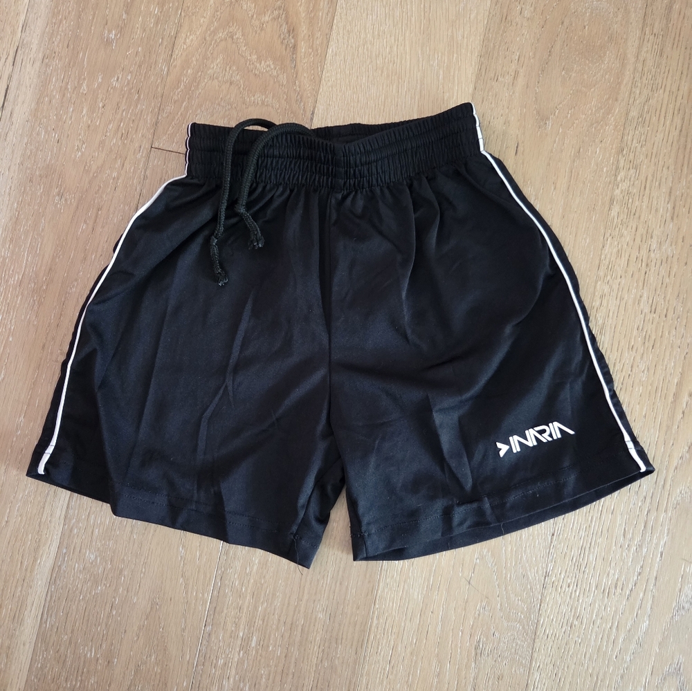 INARIA | Black Athletic Soccer Shorts